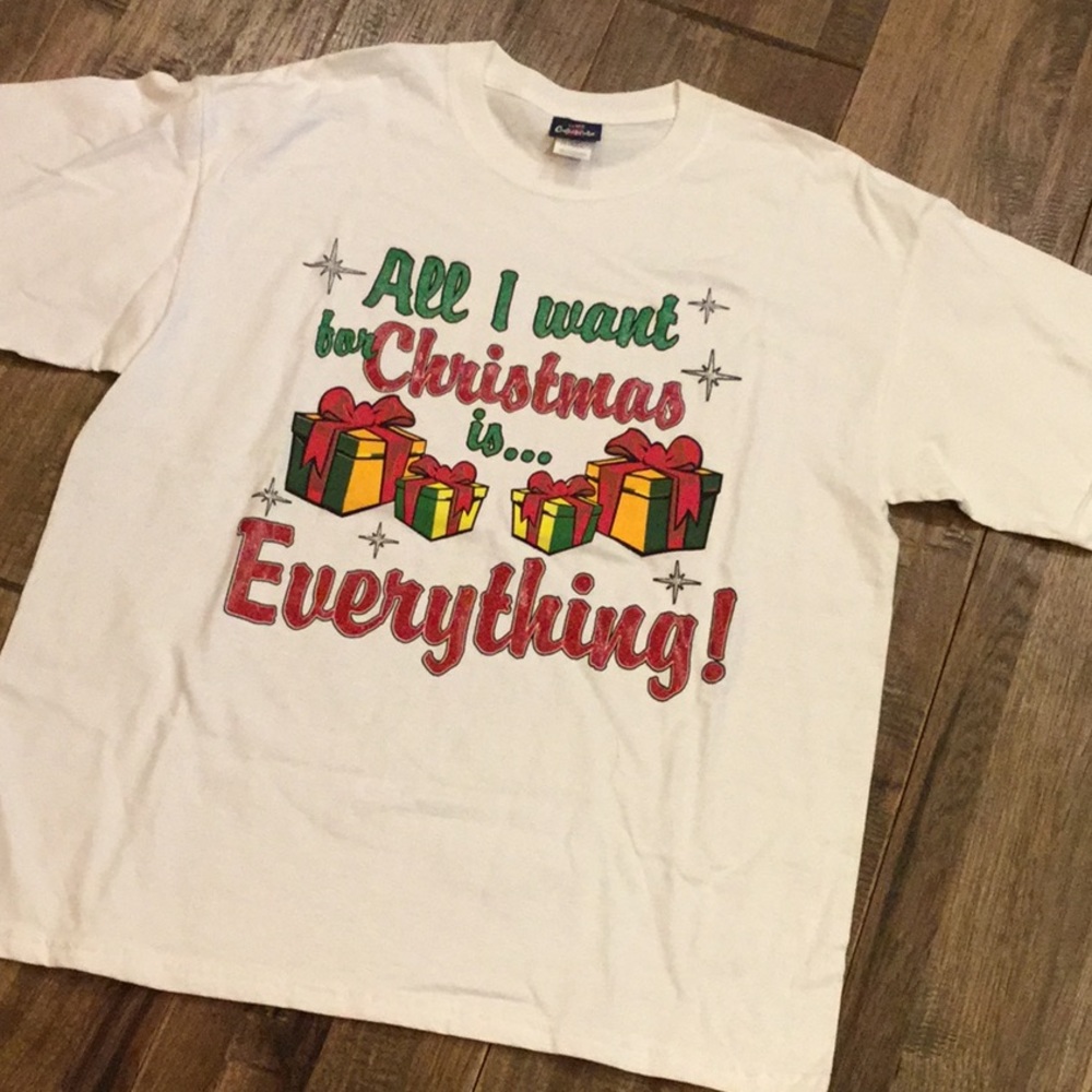 Christmas T shirt. Size XL